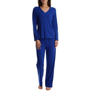 Blis Women's Long Sleeve Super Soft Sleep Pajama Set - 1 of 3