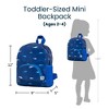 Tiny Twinkle Toddler Lightweight Backpack with Waterproof Closure and Easy Fold-Up Pouch - 3 of 4