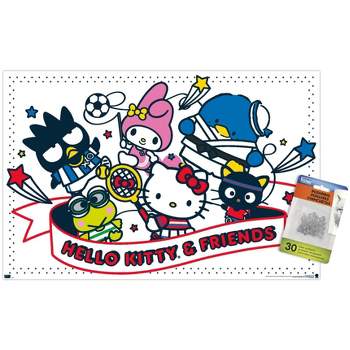 Trends International Hello Kitty and Friends: 21 Sports - Group Unframed Wall Poster Prints
