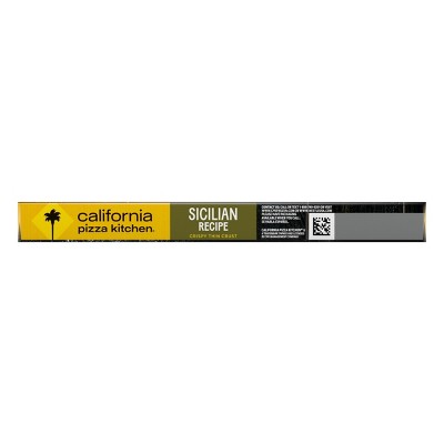 California Pizza Kitchen Sicilian Recipe Frozen Thin Crust Pizza - 15.5oz