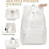 School Backpack for Teen Girls Women Laptop Backpack College Bookbags Middle School Travel Work Commuter Back Pack - 4 of 4