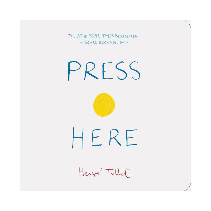 Press Here - By Herve Tullet ( Board Book ), 1 of 2
