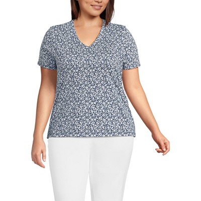 Lands' End Women's Relaxed Supima Cotton T-Shirt