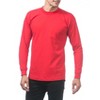 Pro Club Men's Heavyweight Cotton Long Sleeve Crew Neck T-Shirt - 4 of 4