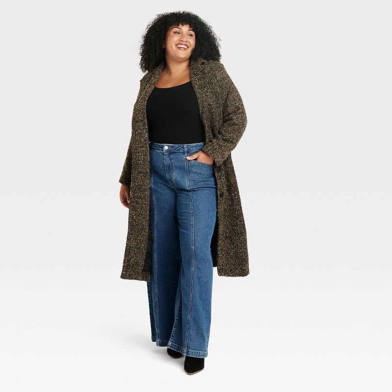 Women's Square Neck Pullover Sweater - Ava & Viv™, 3 of 4
