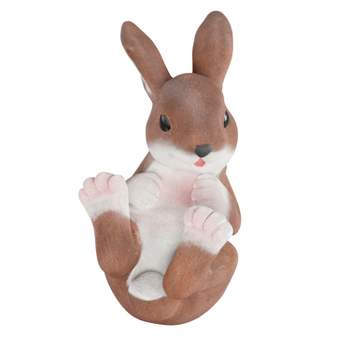 Nature Spring Decorative Resin Bunny Rabbit Figurine for Indoor and Outdoor Use