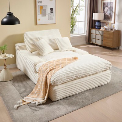 Aukfa Luxury Chenille Sofa With 4 Back Pillows, Versatile Centerpiece for Modern Living & Lasting Comfort for Living Room