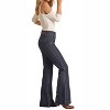 Women's High Rise Stripe Jacquard Trouser Jean - Rock & Roll Denim - 3 of 4