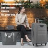 Aukfa Lightweight Soft Sided Swivel Wheels Expandable 3-Piece Luggage Set with Duffel Bag and TSA Lock - 2 of 4