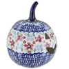 Blue Rose Polish Pottery L021 Manufaktura Small Pumpkin Luminary - 2 of 2