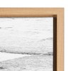 23" x 33" Sylvie Ocean Beach San Francisco Natural - DesignOvation: Modern Canvas Wall Art, Plastic Framed, Sawtooth Mount - 3 of 4