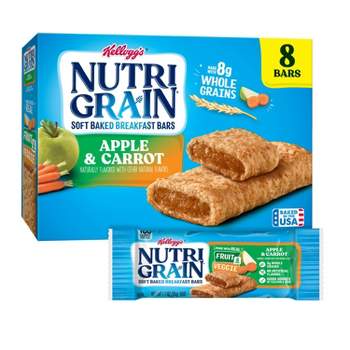 Nutri Grain Fruit & Veggie Soft Baked Breakfast Bars - Apple Carrot - 8ct/9.8oz
