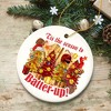 Tis the Season to Batter-Up! Softball Christmas Ornament| OrnamentallyYou - 4 of 4