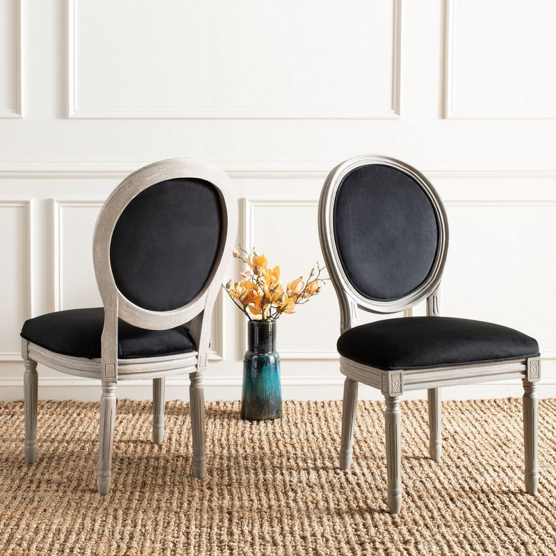 Holloway 19''H French Brasserie Oval Side Chair (Set of 2)  - Safavieh, 2 of 8