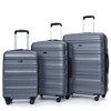 Whisen 3-Piece Set(21/25/29 in.) Hardshell Lightweight Suitcase Luggage Sets with TSA Lock and Two Hooks - 2 of 4