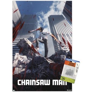 Trends International Chainsaw Man - Key Art Unframed Wall Poster Prints - 1 of 4