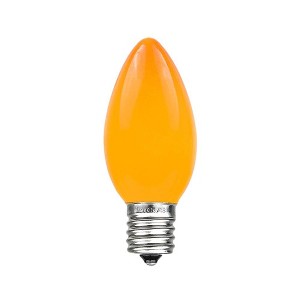 Novelty Lights Ceramic C9 Incandescent Traditional Vintage Christmas Replacement Bulbs 25 Pack - 1 of 4