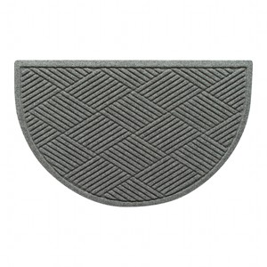 WaterHog 2'x3'3" Diamonds Indoor/Outdoor Half Round Door Mat - 1 of 4