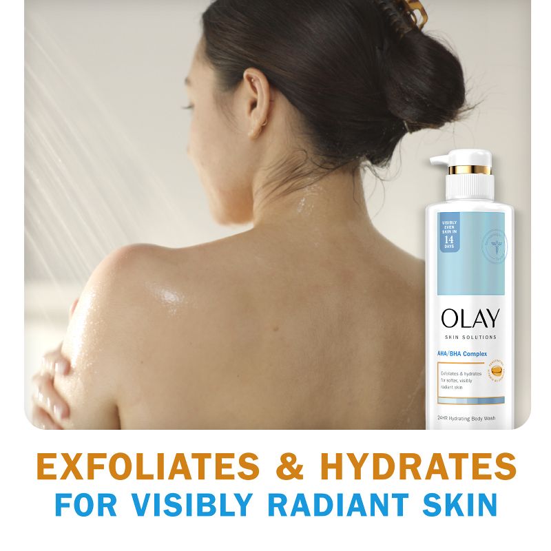 Olay Skin Solutions Body Wash with AHA/BHA Complex - 17.9 fl oz, 6 of 12