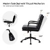 Gregor 360-degree swivel Task Leather Chair  with Tilt Lock and Center Tilt for office | Hulala Home - 4 of 4