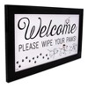 Silver Buffalo Disney 101 Dalmatians "Wipe Your Paws" Hanging Sign Gel Coat Framed Wall Art - 2 of 4