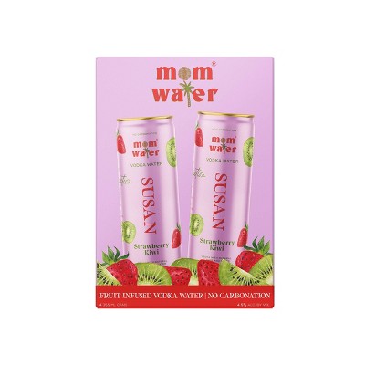 Mom Water Strawberry Kiwi - Susan - 4pk/355ml Cans