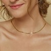 Bearfruit Jewelry Sterling Silver 18k Gold Plated Caroline Chain Necklace - 2 of 4