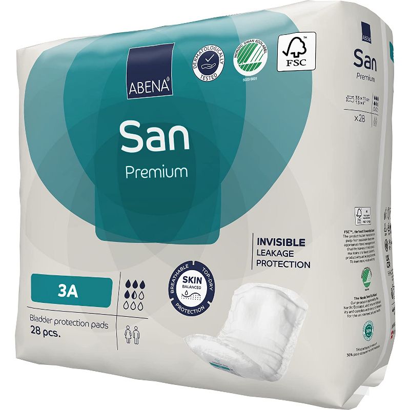 Abena San, Premium Incontinence Pads, Light Absorbency (Sizes 1 To 3A), 2 of 5