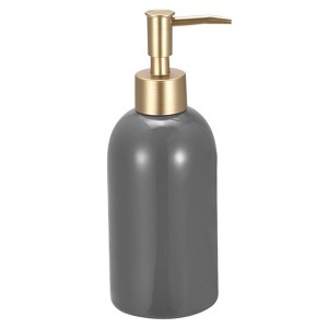 Unique Bargains Ceramic Hand Soap Dispenser with Stainless Steel Pump - 1 of 4