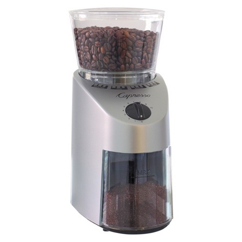 Capresso Infinity Conical Burr Coffee Grinder Stainless Steel 560.04 ...