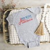 The Juniper Shop God Bless America Stars And Stripes Baby Bodysuit - 2 of 2