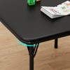 Kids 3-Piece Folding Table and Chairs Set for Daycare and Classrooms - 3 of 4