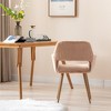 Mid Century Side Chairs with Solid Painting Steel Leg for Dining Room - 4 of 4