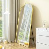 ONWITH 71" x 32" Full Length Mirror With Stand Full Body Framed Mirror for Bedroom Floor - 2 of 4