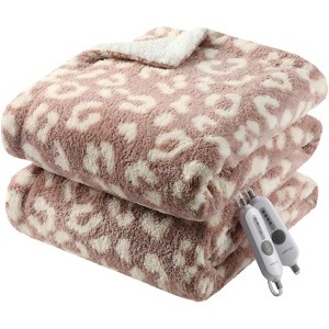 Heated Blanket Electric Blanke Soft SHER PA with 4 Heating Levels & Auto Off, Overheat Protection, Machine Washable, ETL Certification - 1 of 4