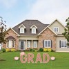 Big Dot of Happiness Rose Gold Grad - Yard Sign Outdoor Lawn Decorations - Graduation Party Yard Signs - Grad - 3 of 4