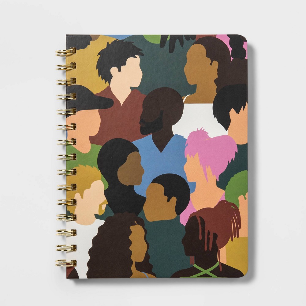 120 College Ruled Diversity Spiral Journal - Room Essentials™