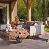 Floral Home 21" Pink Hydrangea Bush with 5 Flower Heads - 1-Piece - 3 of 4