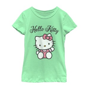 Girls Hello Kitty Happy and Cutie Pose T Shirt - 1 of 4