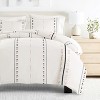 3PC Duvet Cover & Shams Set, Modern Boho Prints, Ultra Soft, Easy Care - Becky Cameron - 3 of 4
