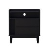 Mid-Century Modern Solid Wood 2 Drawer Storage Nightstand - Saracina Home - 3 of 4