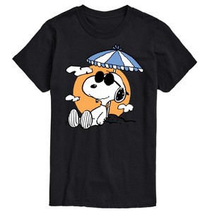 Men's - Peanuts - Snoopy's Beach Day Short Sleeve Graphic T-Shirt - 1 of 4