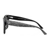 Jimmy Choo JC 5003 503687 Womens Pillow Sunglasses Black Glitter 55mm - 3 of 3