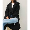 Women's Adrienne Coatigan With Floppy Collar - Nyland - 2 of 4