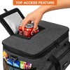 OPUX Soft Cooler Bag, Insulated Collapsible Lunch Tote for Men Work Camping Travel Beach, Portable Leakproof Large Box - 4 of 4