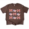 Simply Sage Market Patriotic America Stacked Coquette Heavyweight Tee - 2 of 4