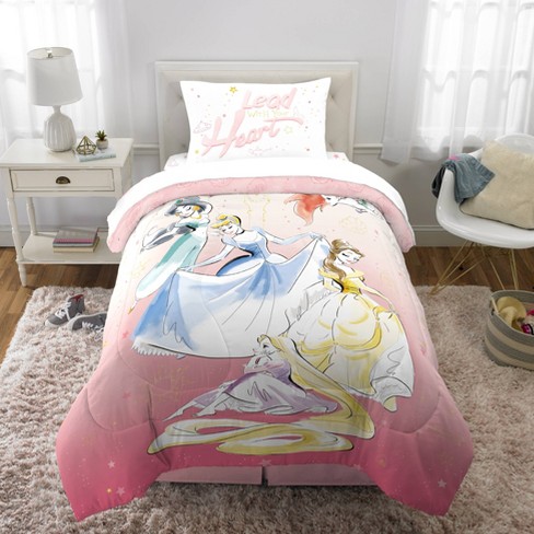 Twin Disney Princess Lead With Your Heart Bedding Bundle Target