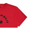 Ladies Mickey & Minnie Mouse Shirt - Classic Mickey & Minnie Mouse - Disney Mickey & Minnie Ribbed Fitted Tee - 4 of 4