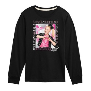 JoJo Siwa #Feeling Long Sleeve Graphic T-Shirt - Black - 2T - 1 of 3