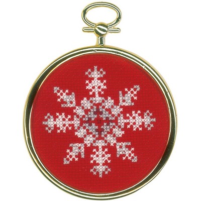 Vervaco Miniatures Counted Cross Stitch Kit 3.25"X4.75"-Ice Star (18 Count)